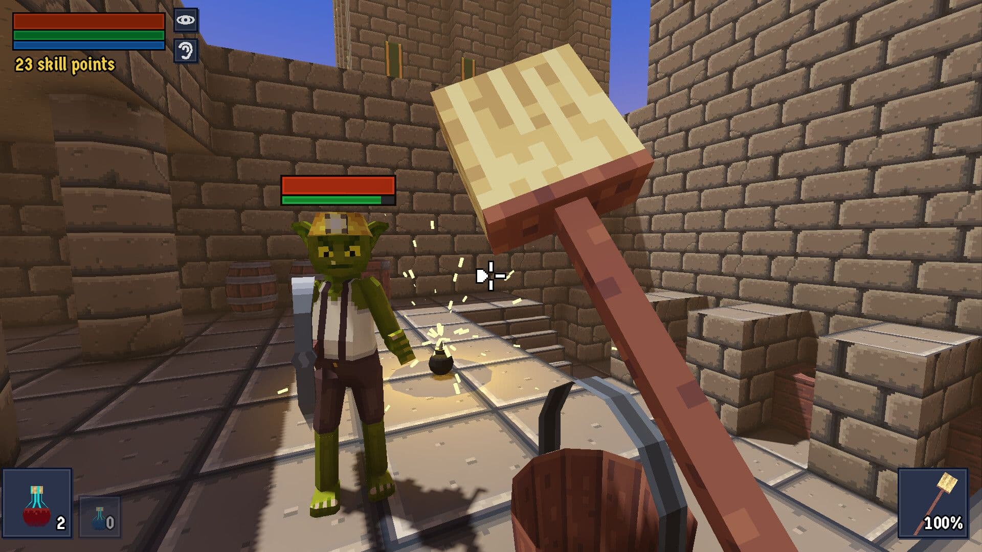 Sir Kicksalot: o RPG que parece Minecraft mas joga-se como Dark Messiah
