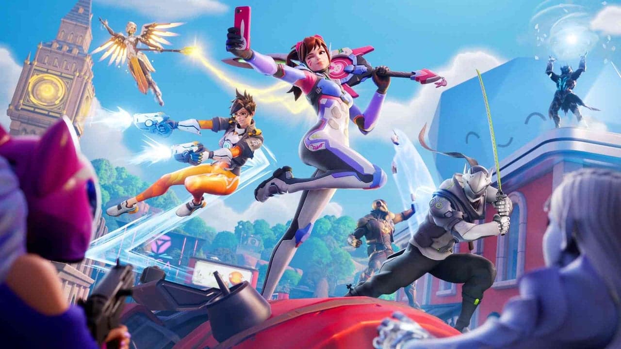 Overwatch invade Fortnite: Tracer, Mercy, Genji e D.Va a caminho