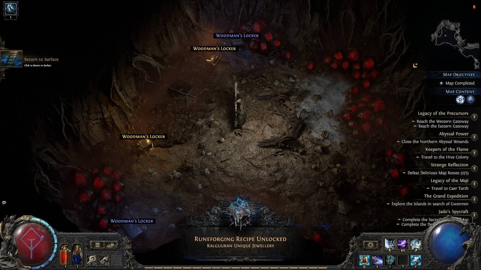 Path of Exile 2: como desbloquear receitas de runas na Runes of Aldur