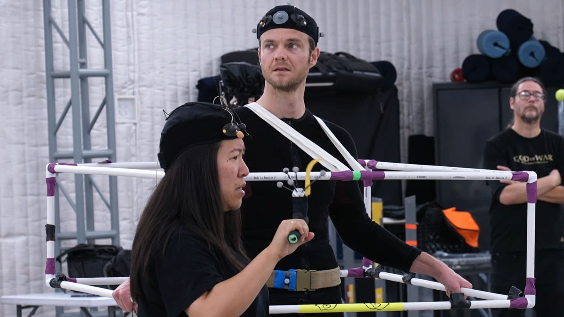 God of War: Laufey faz motion capture dentro de um cubo