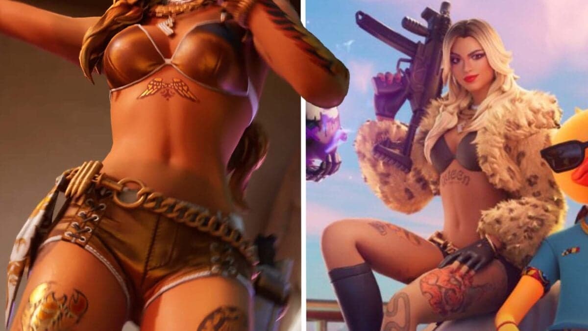 Fortnite: skin de biquíni do passe divide comunidade