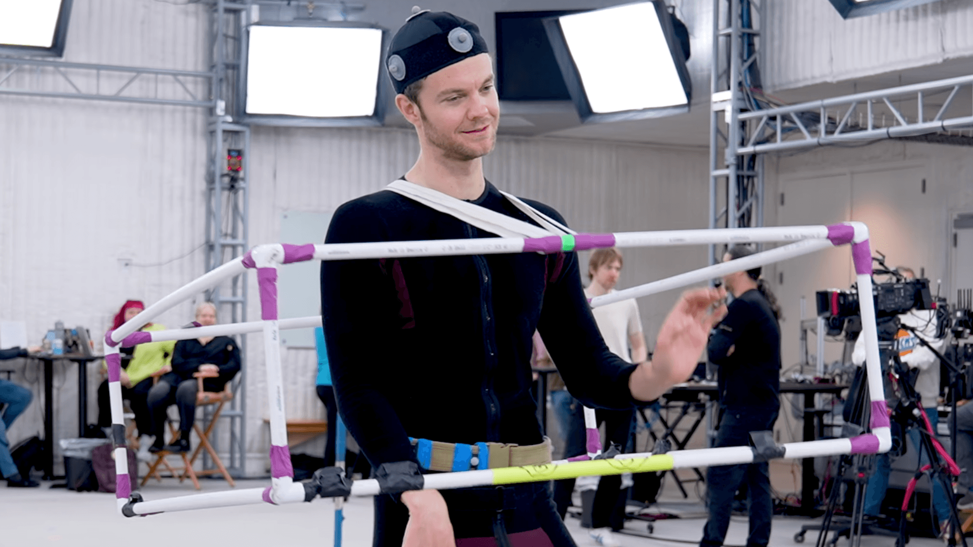 God of War Laufey: o cubo de PVC de Jack Quaid era mais cena do que mocap