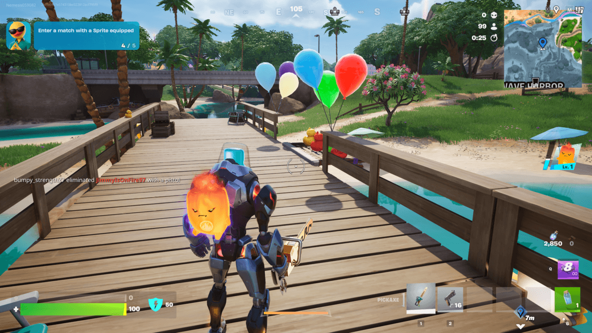 Corrida dos Patos no Fortnite: como apanhar a Striker Pump mítica
