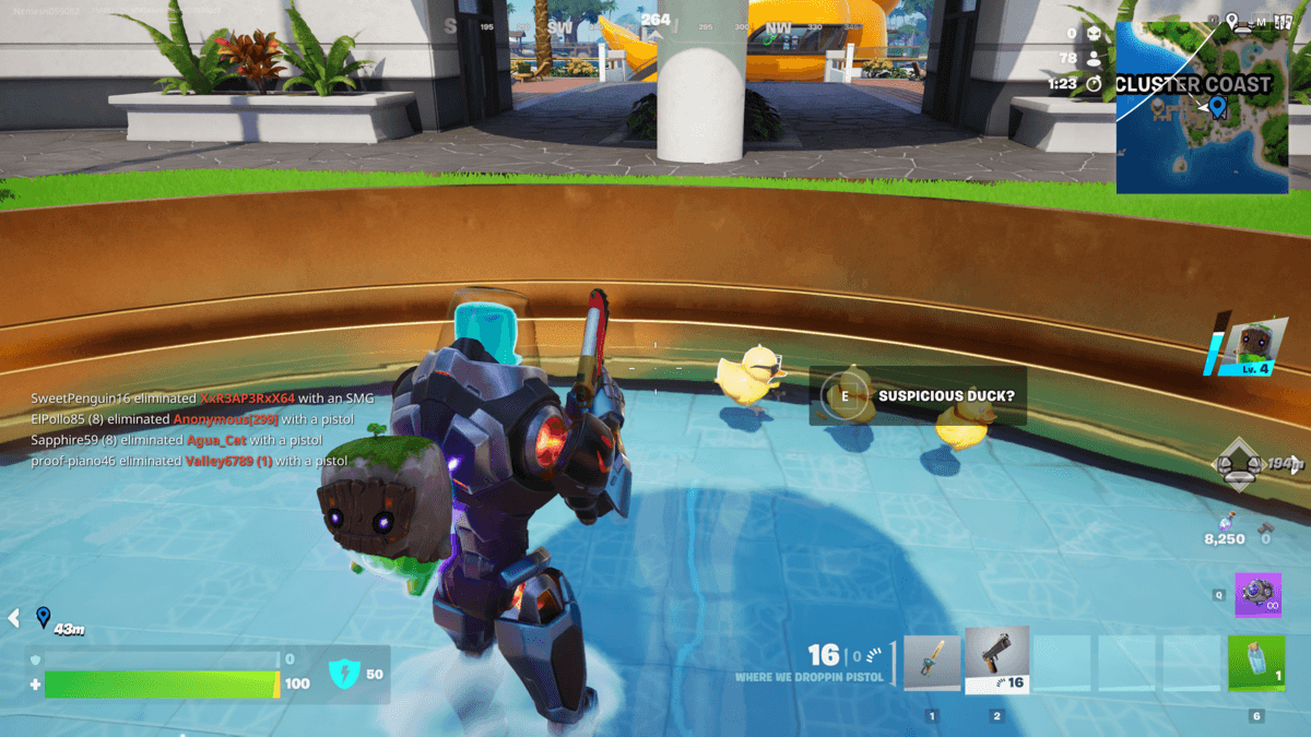 Cofre Secreto de Cluster Coast: como abrir no Fortnite Capítulo 7 Temporada 3