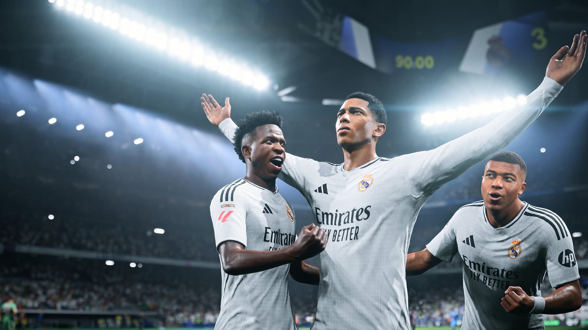 Captura oficial de EA Sports FC 25, equipa em jogo